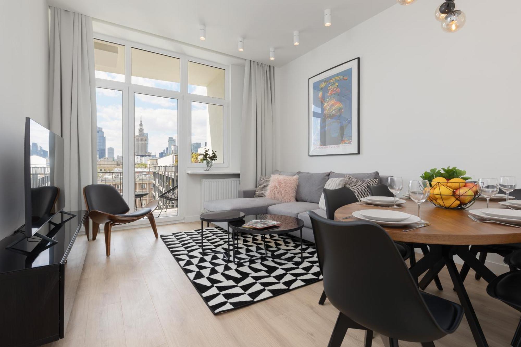 City Panorama Spacious Apartment By Renters Prestige Varšava Exteriér fotografie